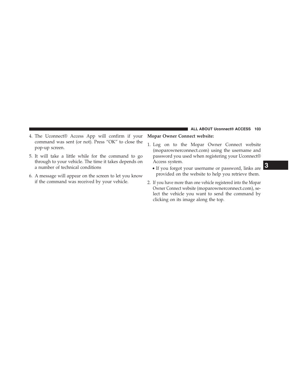 Jeep 2015 Renegade - Uconnect 65A/65AN Manual User Manual | Page 104 / 250