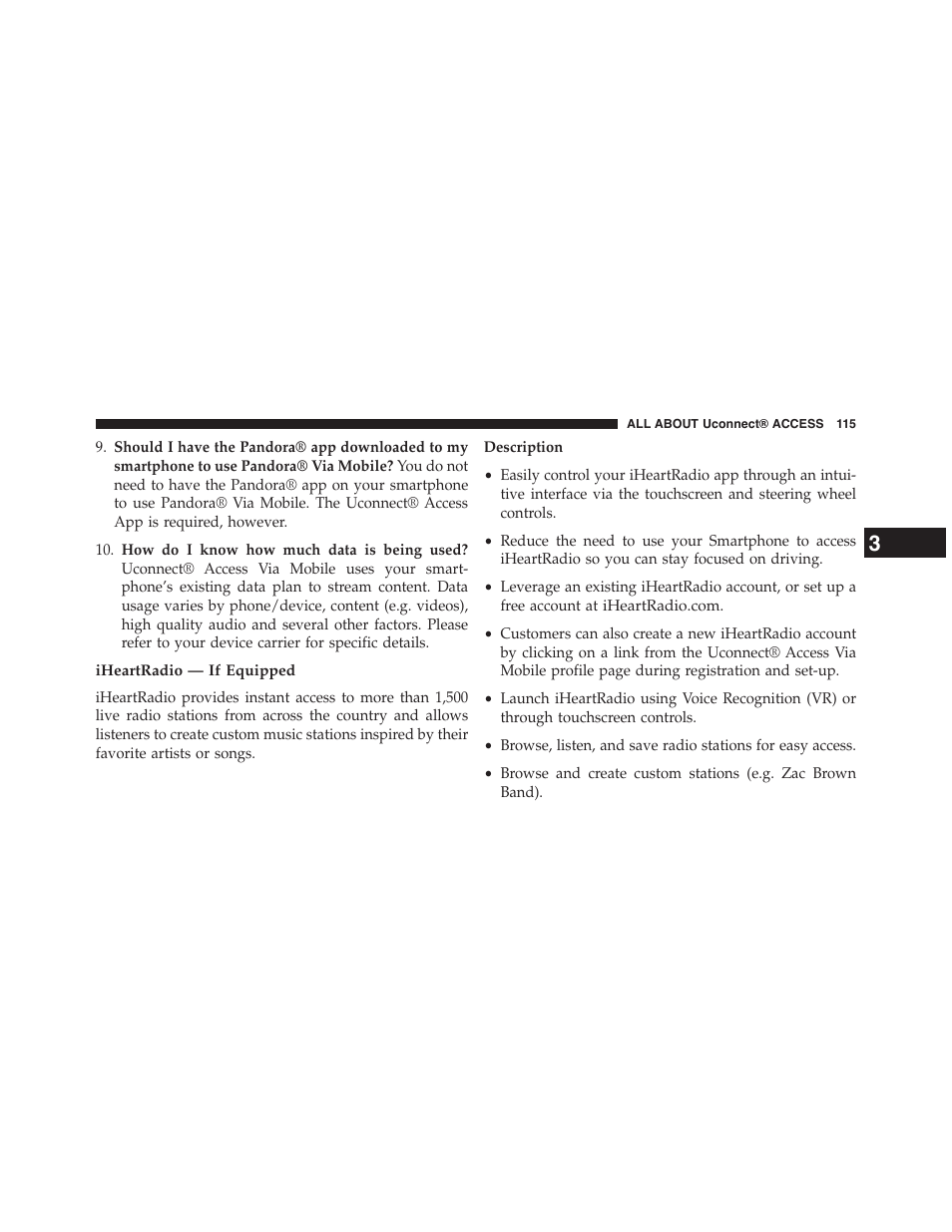 Jeep 2015 Renegade - Uconnect 65A/65AN Manual User Manual | Page 116 / 250