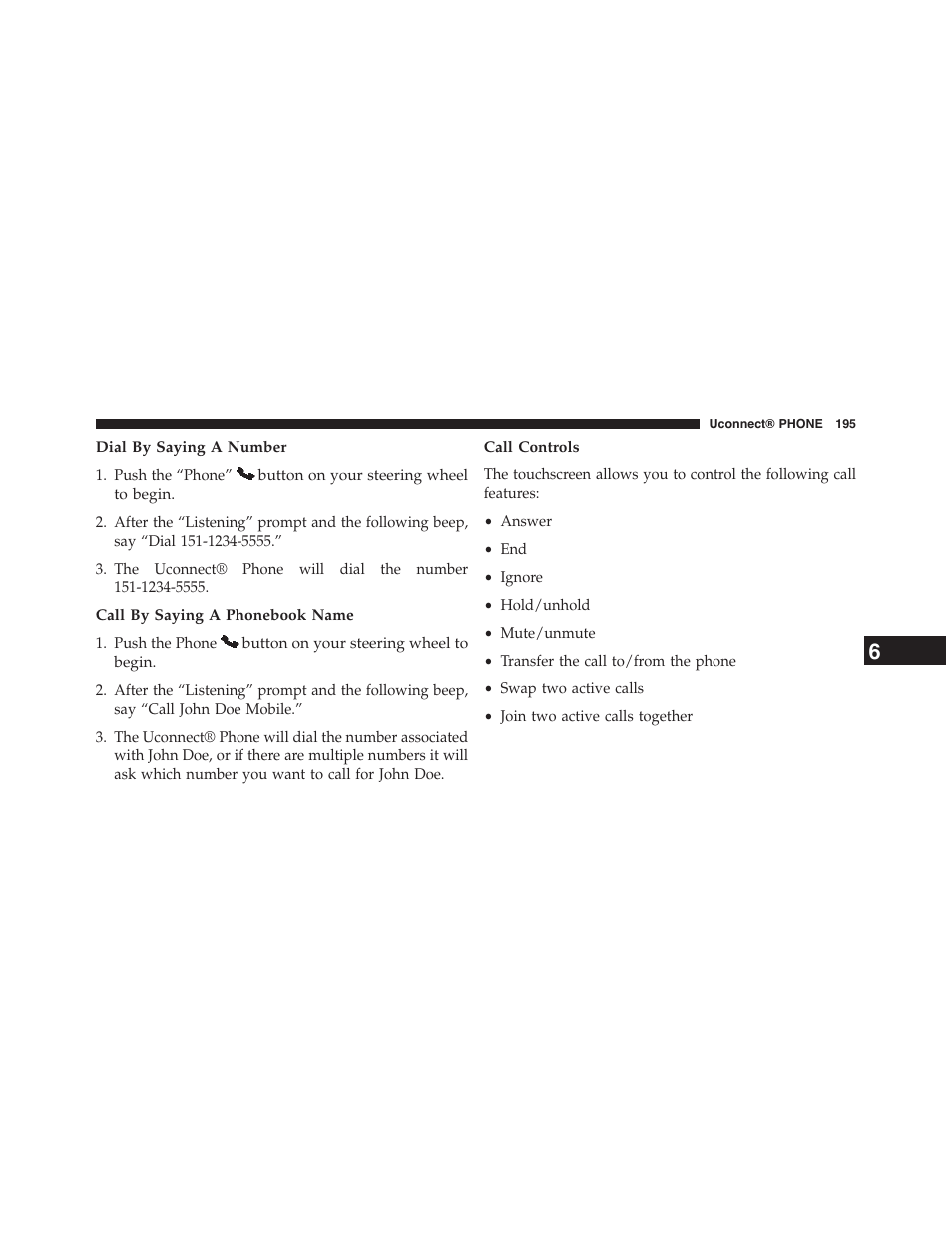 Jeep 2015 Renegade - Uconnect 65A/65AN Manual User Manual | Page 196 / 250