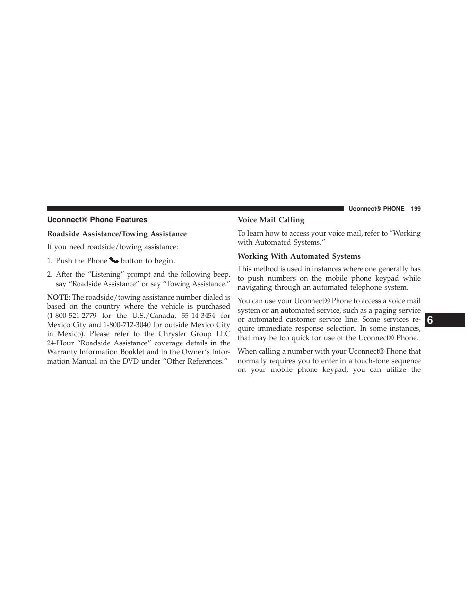 Uconnect® phone features, Advanced phone connectivity | Jeep 2015 Renegade - Uconnect 65A/65AN Manual User Manual | Page 200 / 250