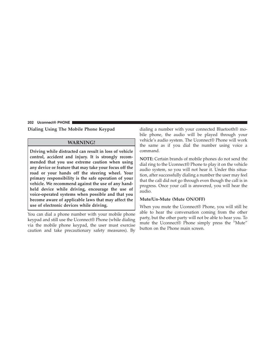 Jeep 2015 Renegade - Uconnect 65A/65AN Manual User Manual | Page 203 / 250