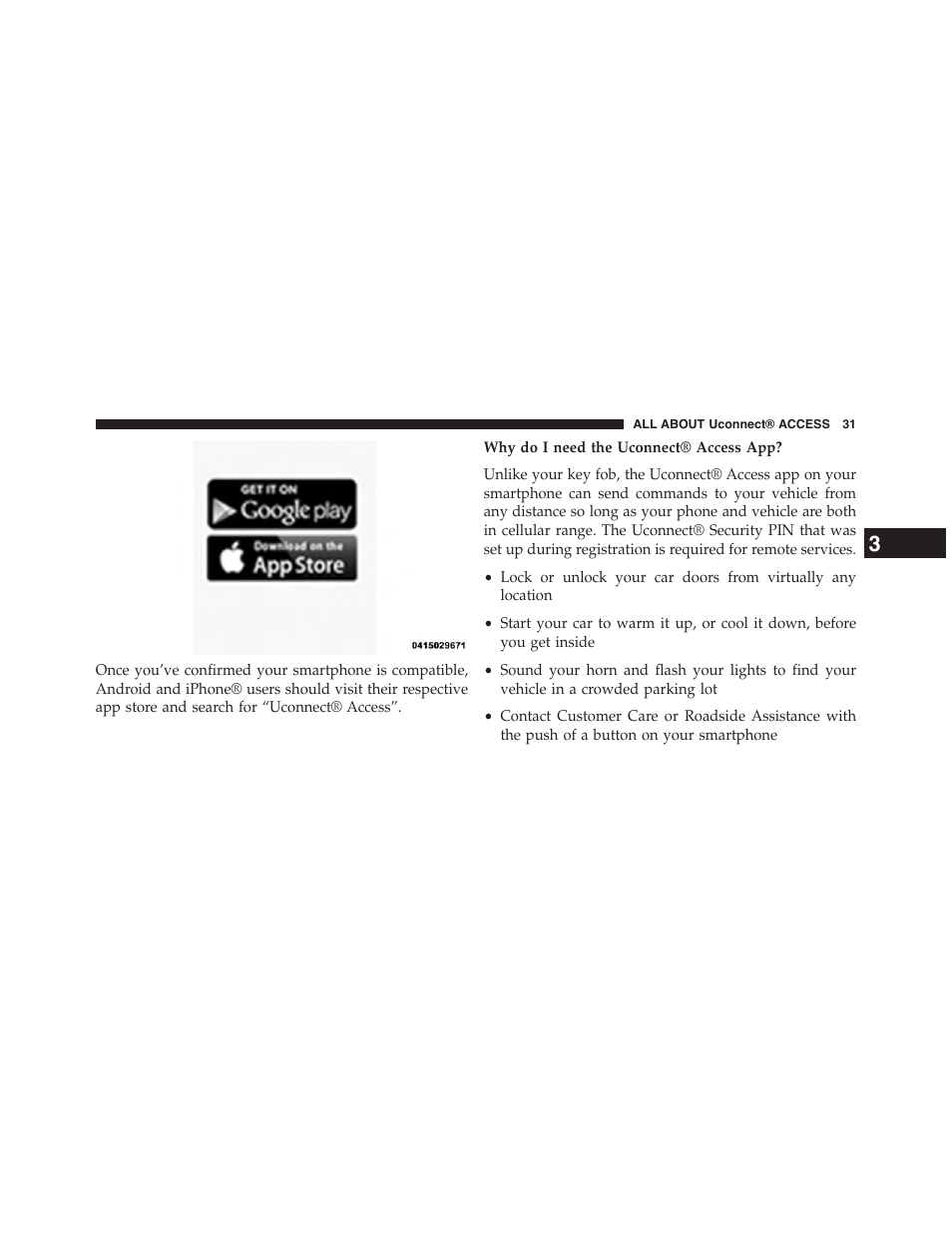 Jeep 2015 Renegade - Uconnect 65A/65AN Manual User Manual | Page 32 / 250