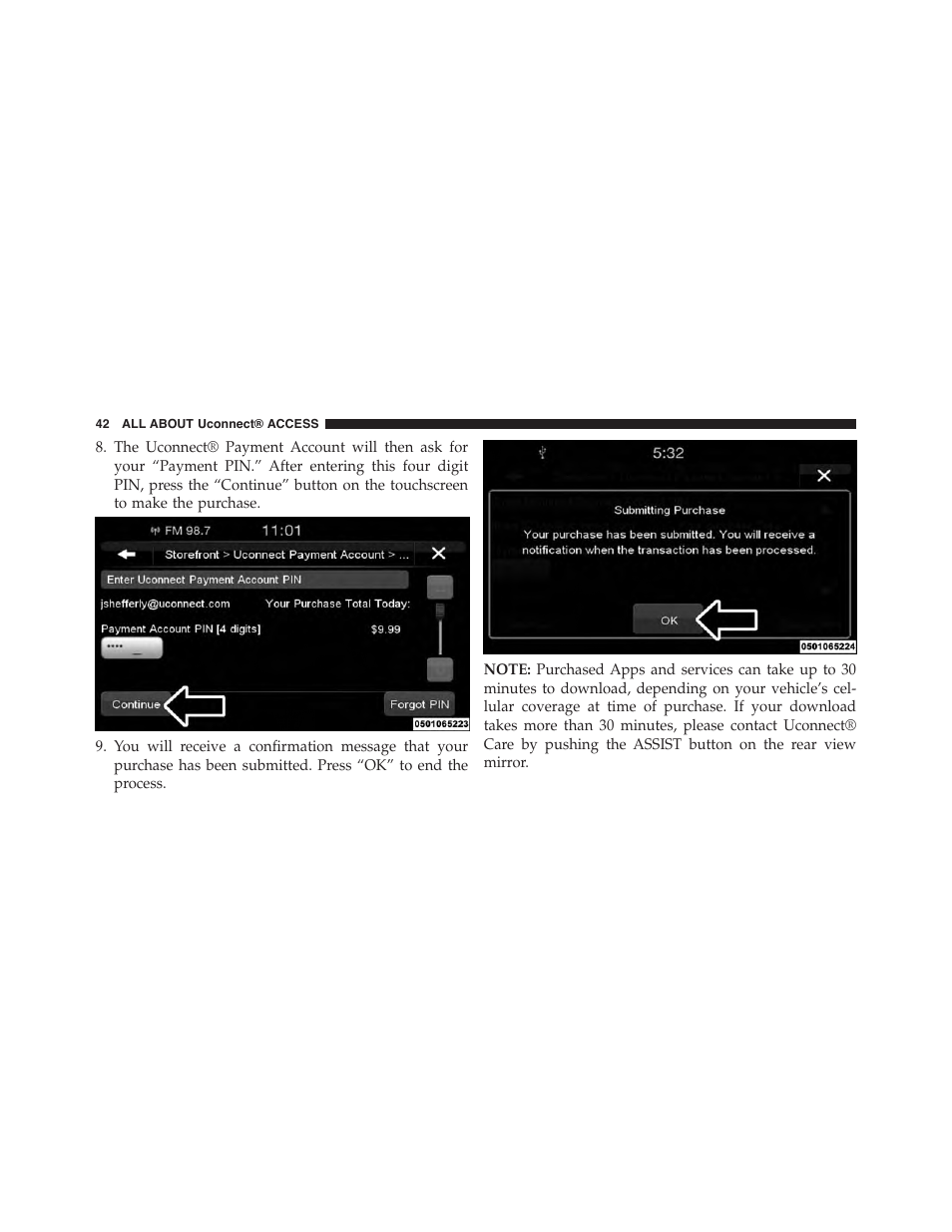 Jeep 2015 Renegade - Uconnect 65A/65AN Manual User Manual | Page 43 / 250