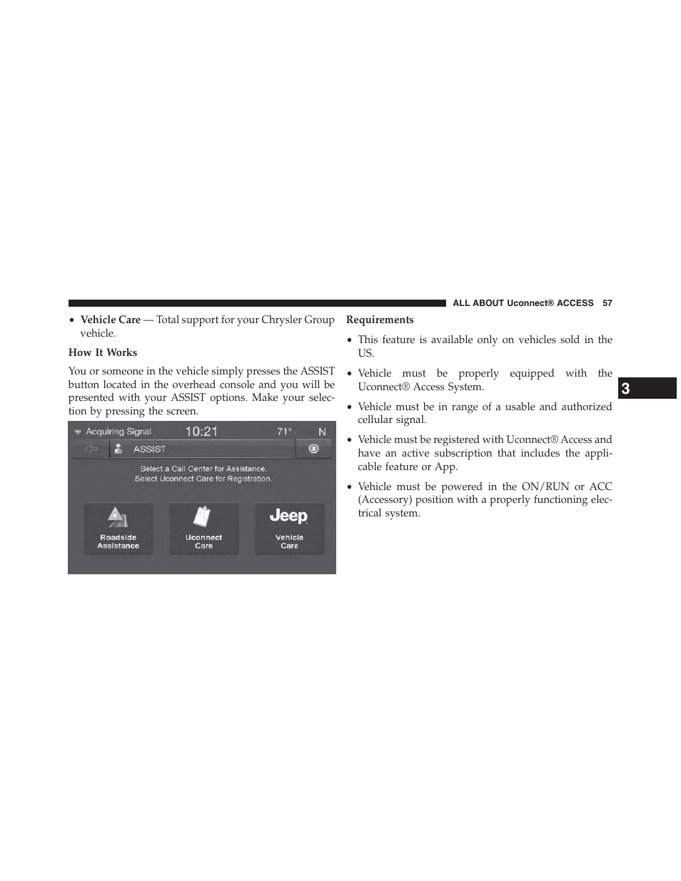 Yelp | Jeep 2015 Renegade - Uconnect 65A/65AN Manual User Manual | Page 58 / 250