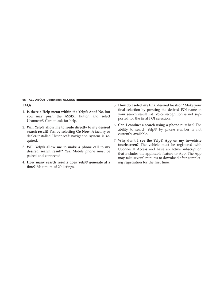 Theft alarm notification | Jeep 2015 Renegade - Uconnect 65A/65AN Manual User Manual | Page 67 / 250