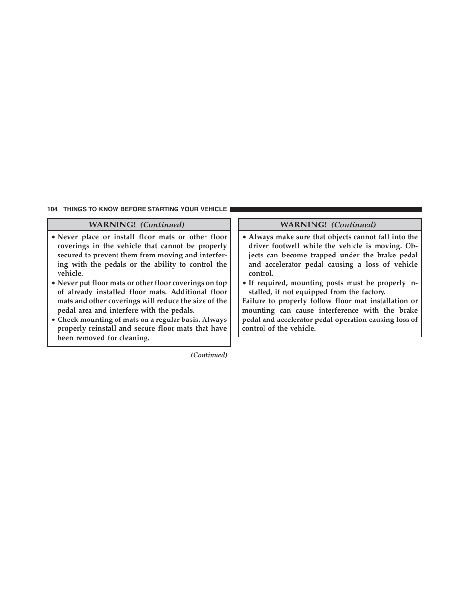 Jeep 2015 Wrangler - Owner Manual User Manual | Page 106 / 695