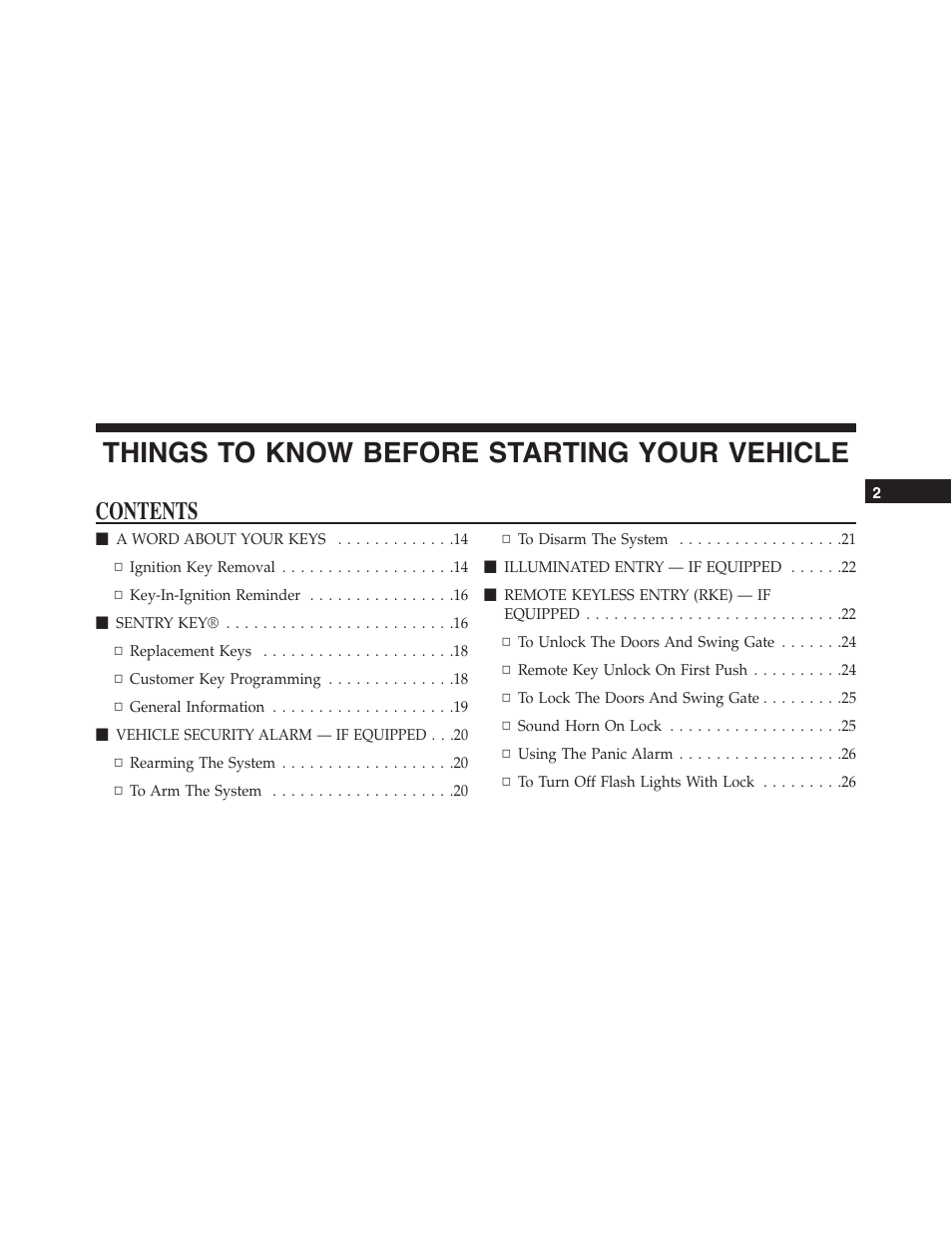 Jeep 2015 Wrangler - Owner Manual User Manual | Page 13 / 695