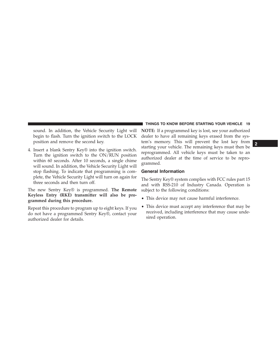 General information | Jeep 2015 Wrangler - Owner Manual User Manual | Page 21 / 695