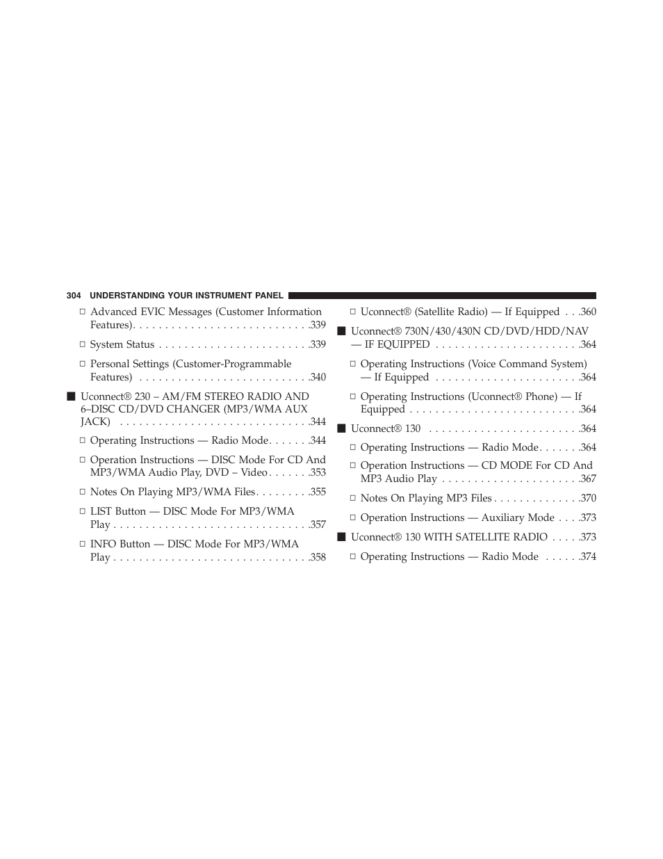 Jeep 2015 Wrangler - Owner Manual User Manual | Page 306 / 695