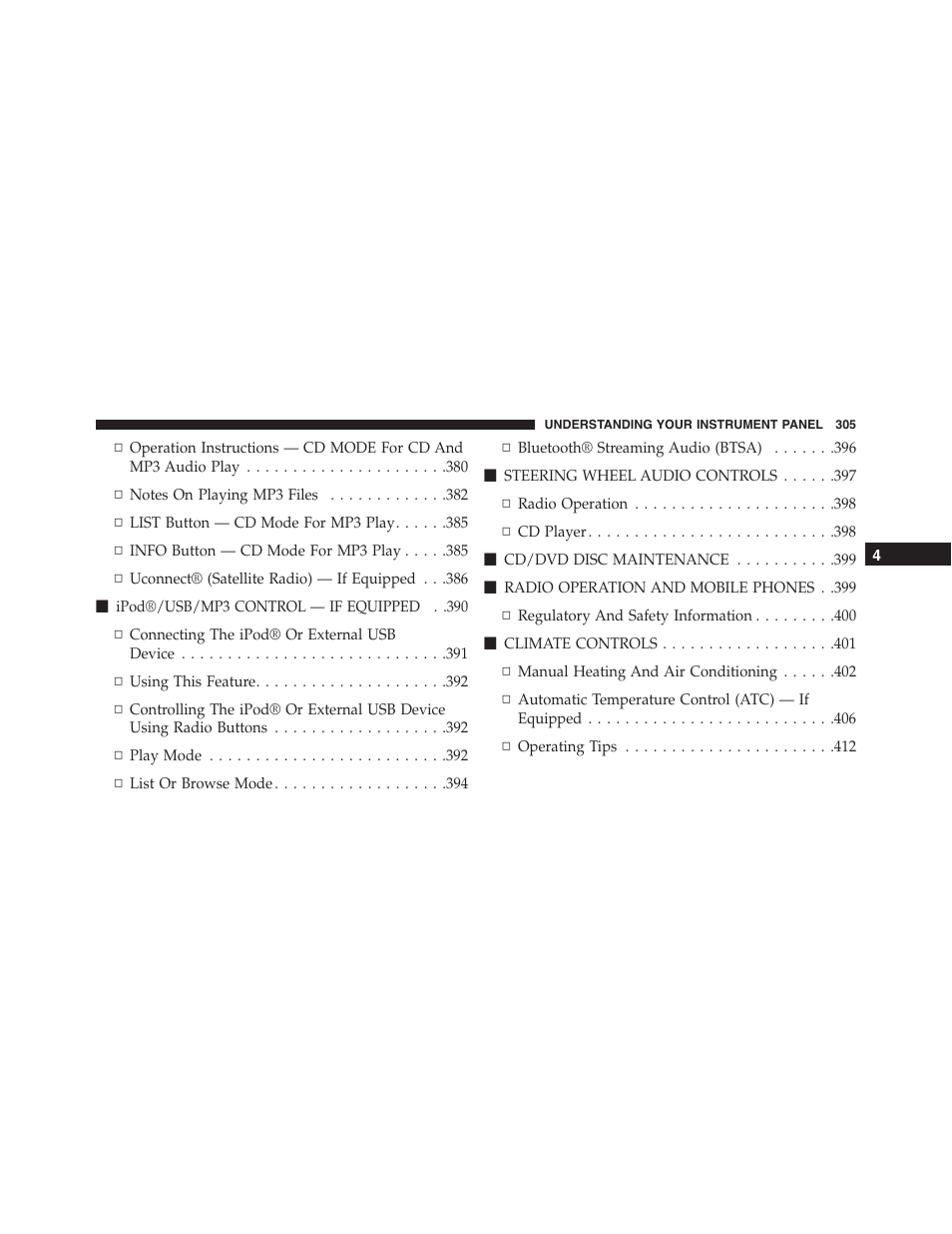 Jeep 2015 Wrangler - Owner Manual User Manual | Page 307 / 695