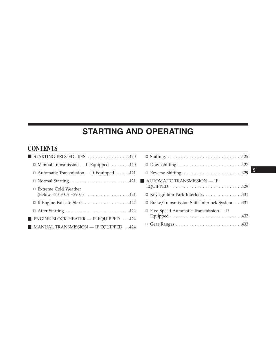 Jeep 2015 Wrangler - Owner Manual User Manual | Page 417 / 695