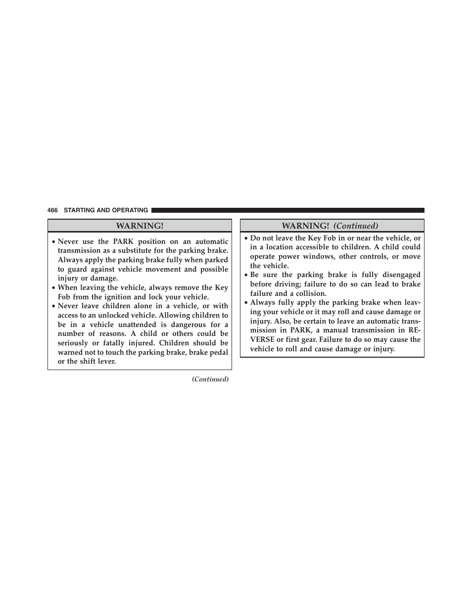 Jeep 2015 Wrangler - Owner Manual User Manual | Page 468 / 695
