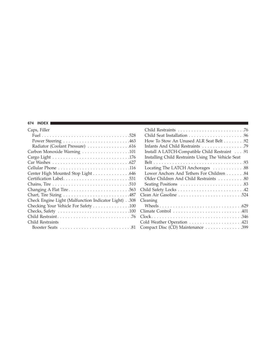 Jeep 2015 Wrangler - Owner Manual User Manual | Page 676 / 695