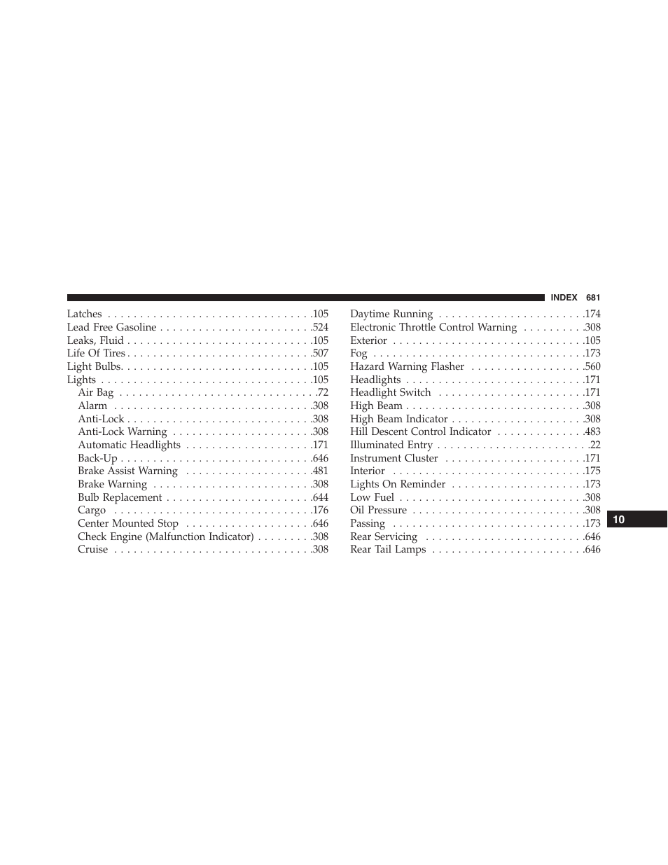 Jeep 2015 Wrangler - Owner Manual User Manual | Page 683 / 695