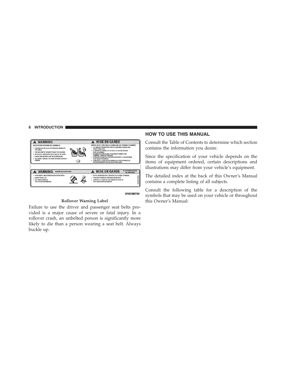 How to use this manual | Jeep 2015 Wrangler - Owner Manual User Manual | Page 8 / 695