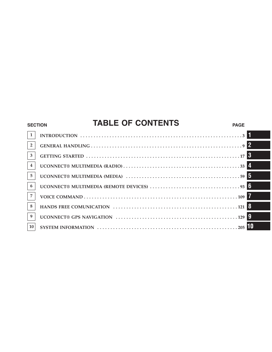 Jeep 2015 Wrangler - Uconnect 730N Manual User Manual | Page 12 / 222