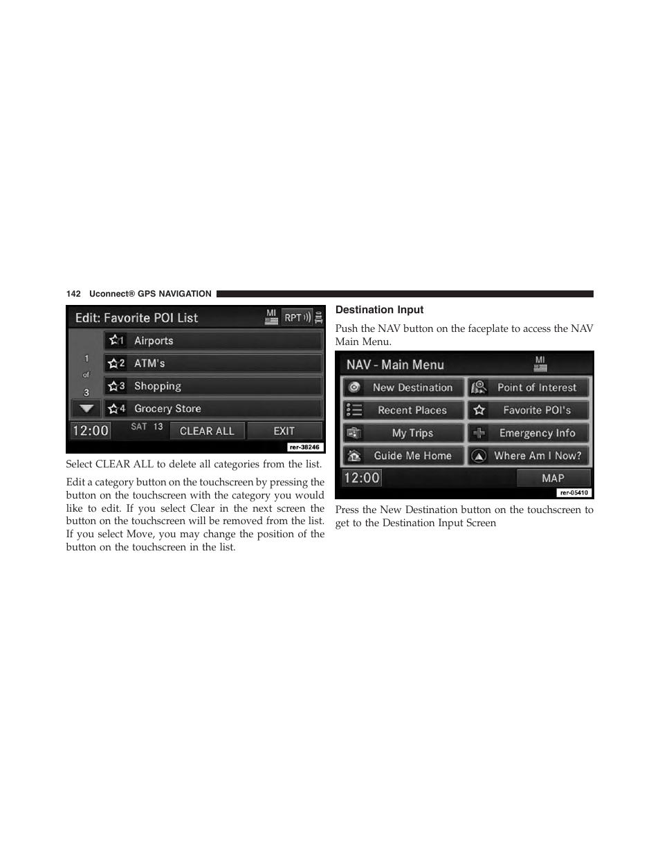 Destination input | Jeep 2015 Wrangler - Uconnect 730N Manual User Manual | Page 153 / 222