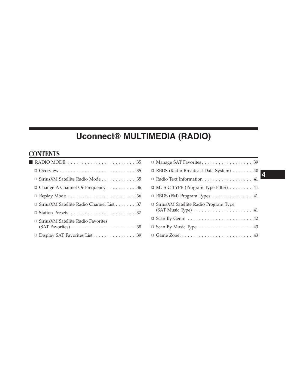 Jeep 2015 Wrangler - Uconnect 730N Manual User Manual | Page 44 / 222