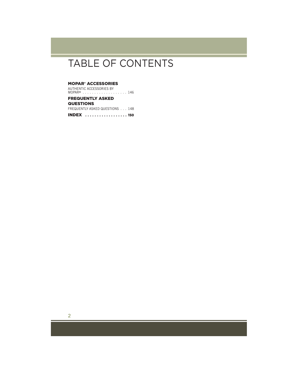 Jeep 2015 Wrangler - User Guide User Manual | Page 4 / 164