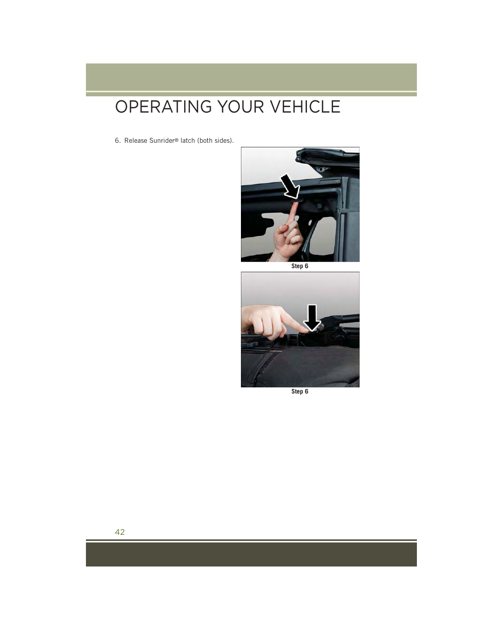 Operating your vehicle | Jeep 2015 Wrangler - User Guide User Manual | Page 44 / 164