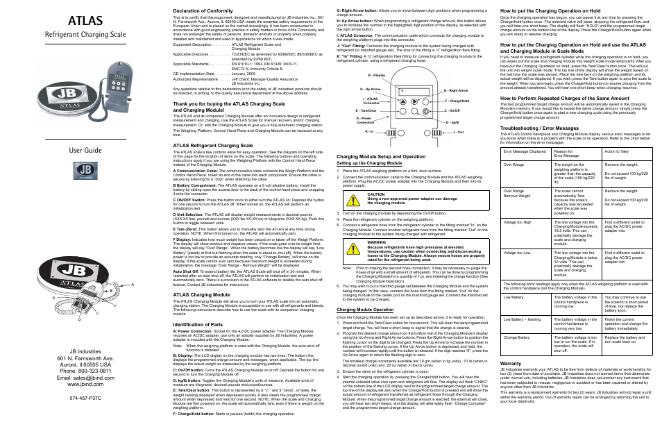 Just Better Atlas Users Guide User Manual | 2 pages