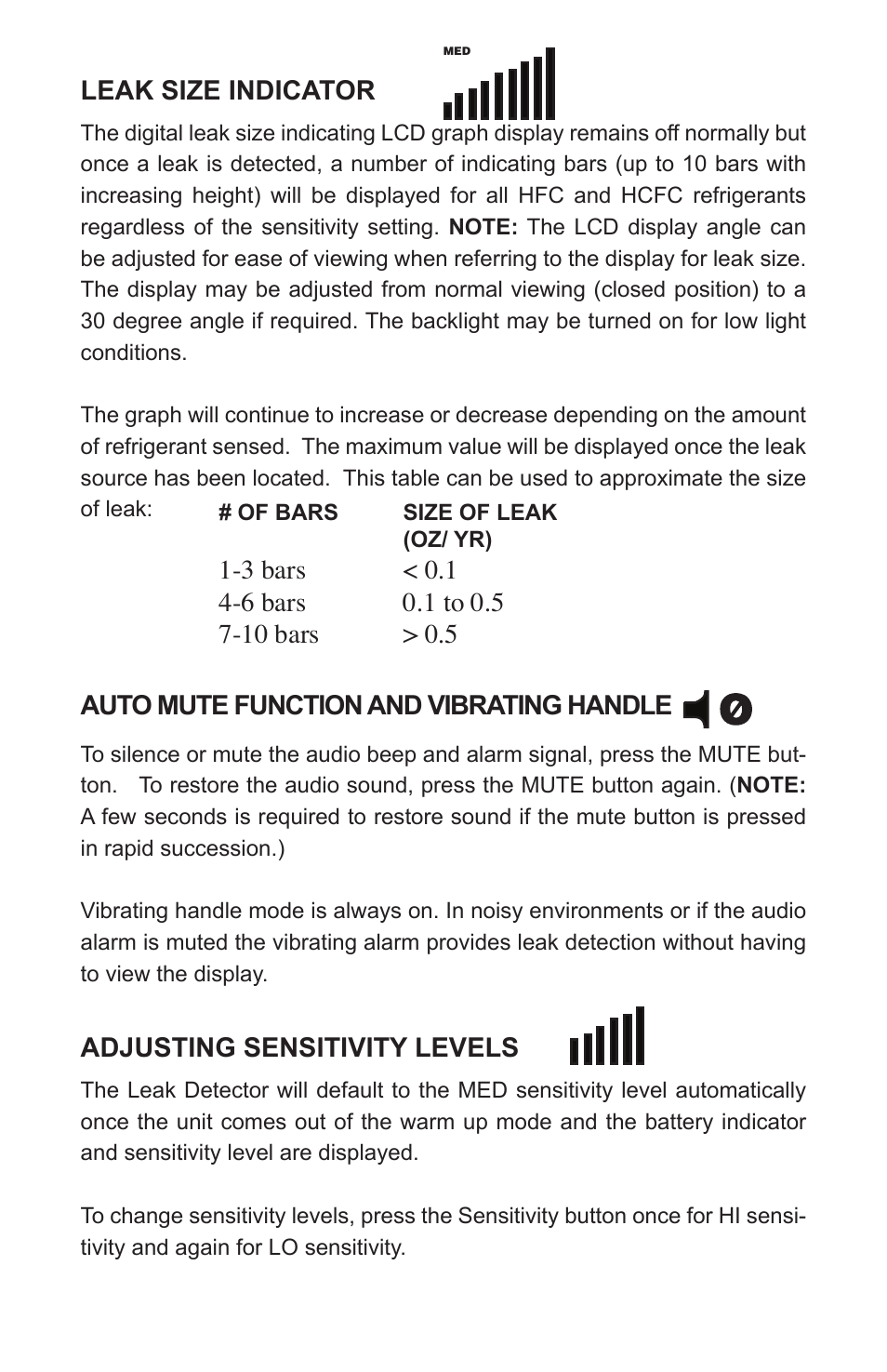 Just Better LD-5000 Prowler Leak Detector User Manual | Page 4 / 8