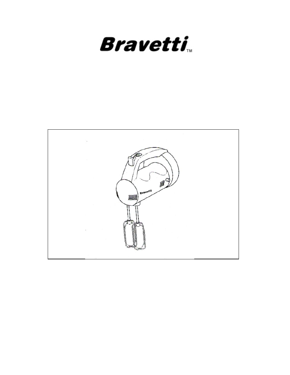 Bravetti 300 WATT POWER MIXER EP545 User Manual | 7 pages