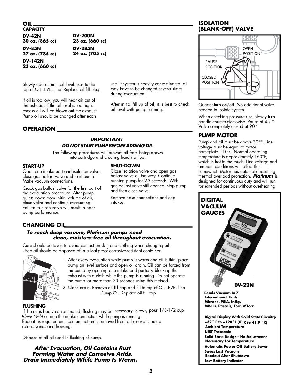 Platinum pump instructions2 | Just Better Platinum Series User Manual | Page 2 / 4