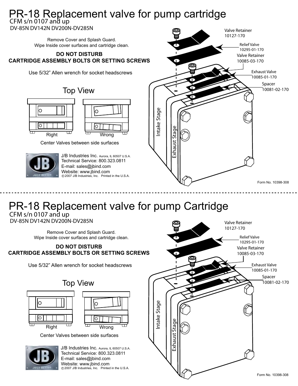 Just Better PR-18 User Manual | 1 page