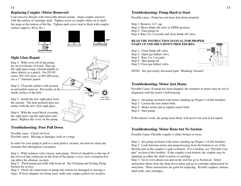Just Better Keeping the life of your pump User Manual | Page 8 / 9