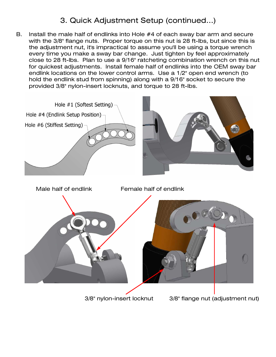 Quick adjustment setup (continued...) | Karcepts KFSB-AP-XX User Manual | Page 8 / 13