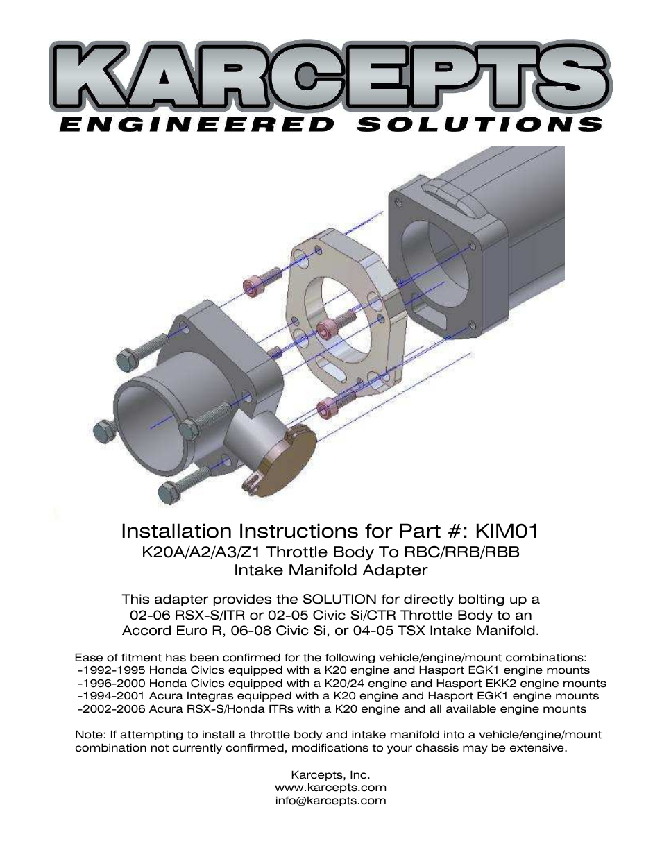 Karcepts KIM01 User Manual | 13 pages