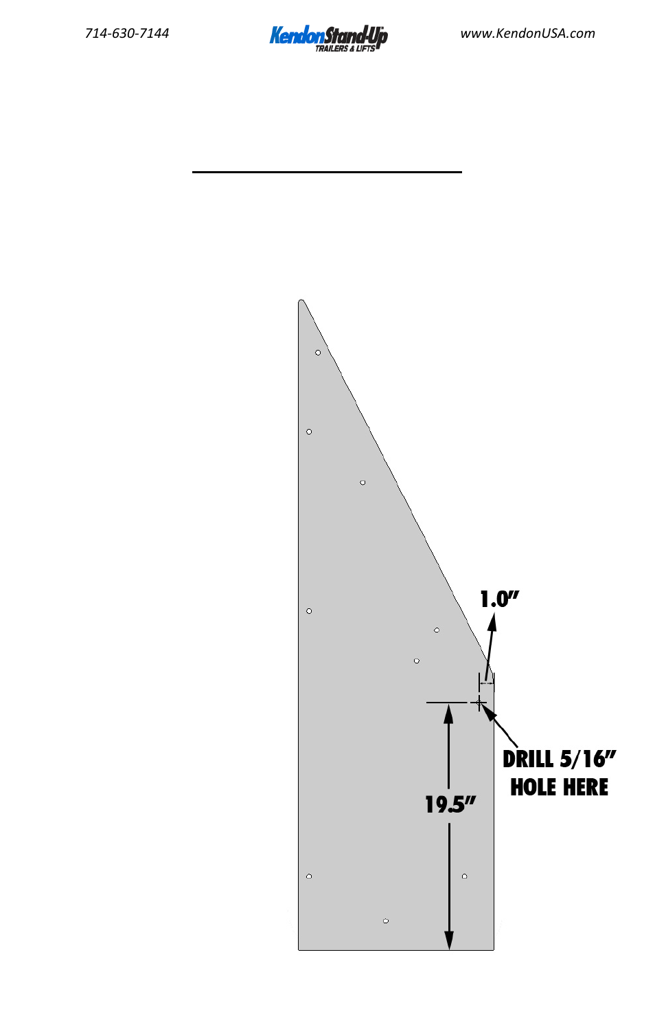 Kendon Single Ride-Up SRL Trailer Retrofit Kit User Manual | Page 8 / 12