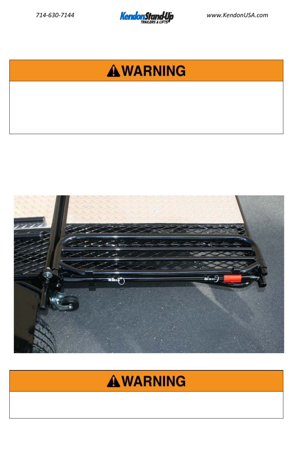 Kendon Dual Ride-Up SRL Stand-Up User Manual | Page 12 / 24