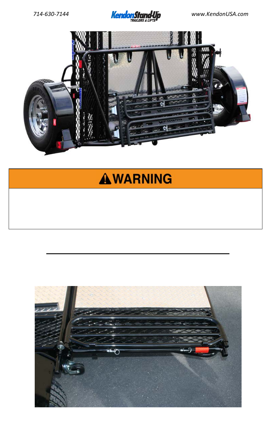 Kendon Dual Ride-Up SRL Stand-Up User Manual | Page 16 / 24