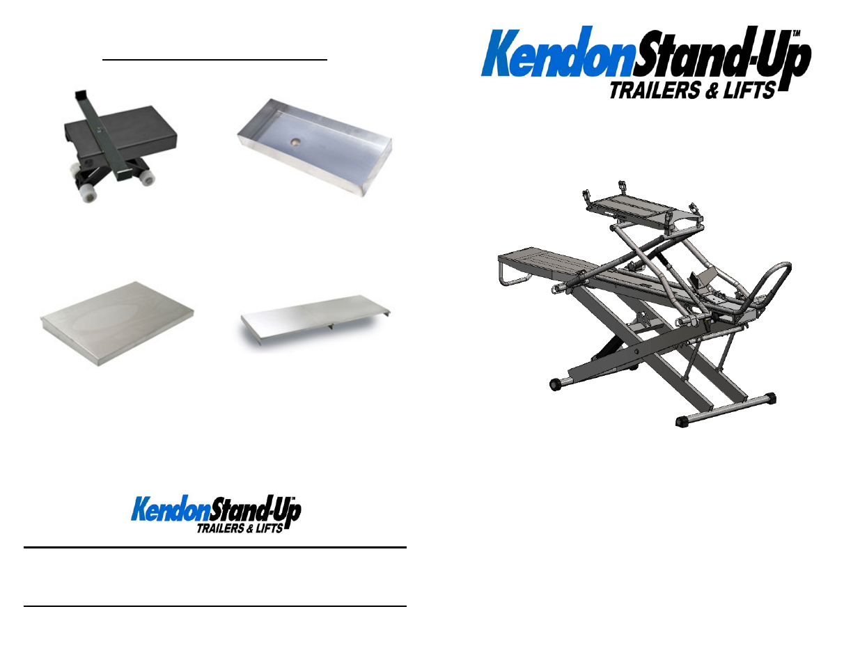 Kendon STAND-UP MOTO LIFT User Manual | 6 pages