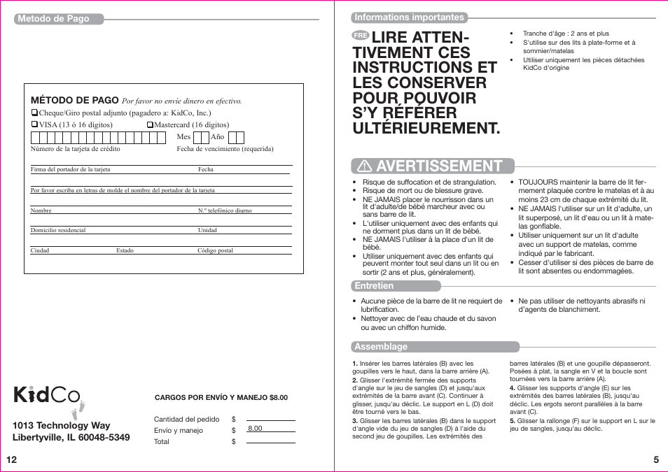 Kidco BR100a User Manual | Page 5 / 8