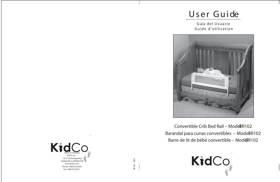 Kidco BR102 User Manual | 2 pages