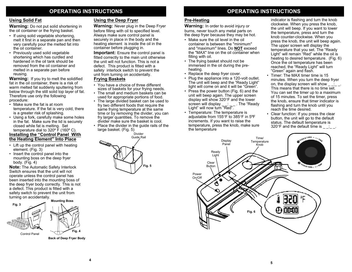 Operating instructions | Bravetti PLATINUM PRO F1100H User Manual | Page 6 / 6