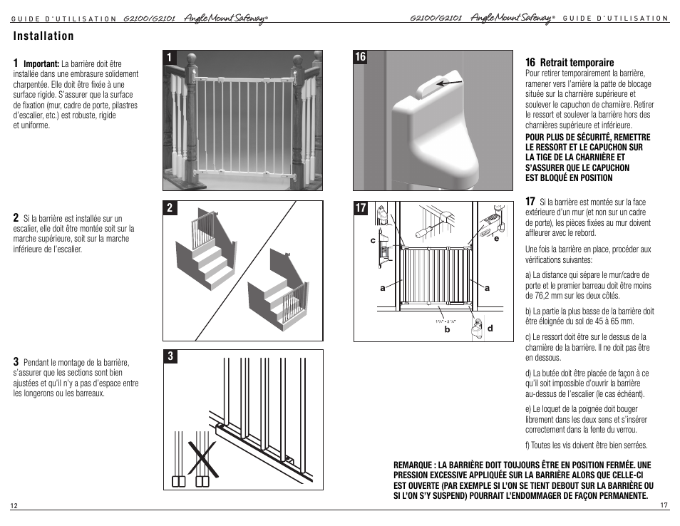 Kidco G2101 User Manual | Page 12 / 14