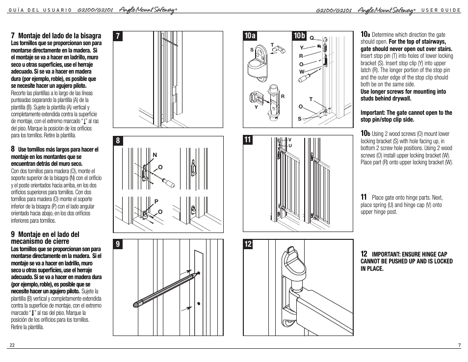 Kidco G2101 User Manual | Page 7 / 14