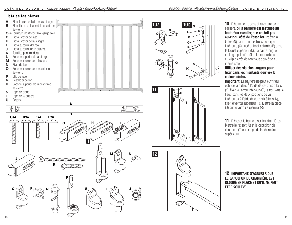 Kidco G2201 User Manual | Page 15 / 16
