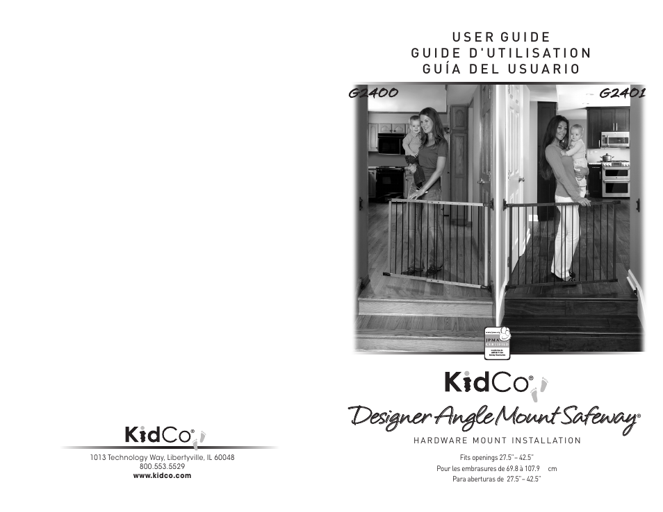 Kidco G2401 User Manual | 14 pages