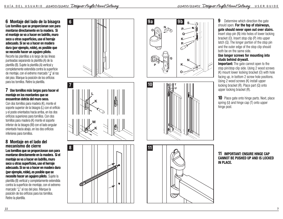 Kidco G2401 User Manual | Page 7 / 14