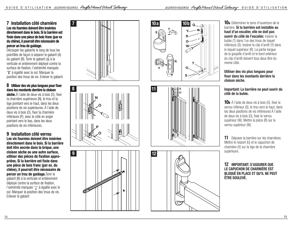 Kidco G2301 User Manual | Page 14 / 14