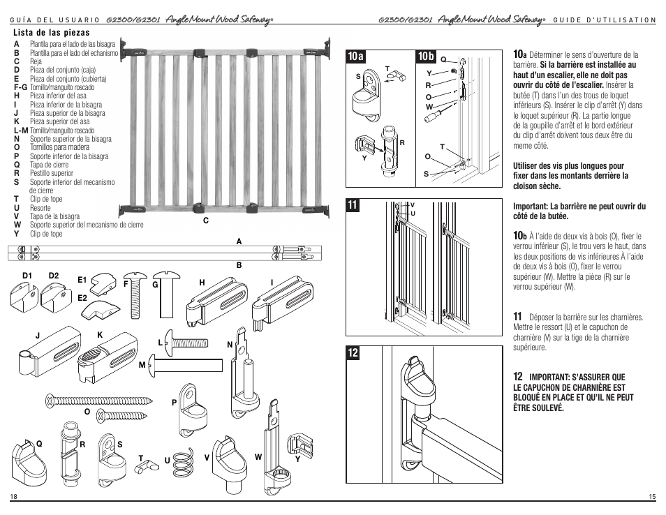 Kidco G2301 User Manual | Page 15 / 16