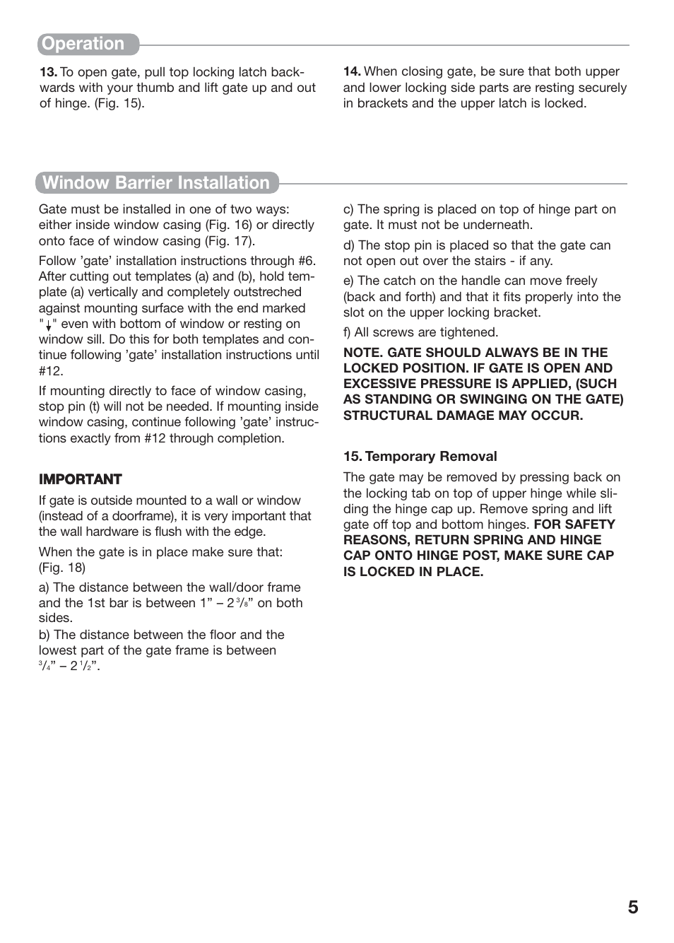 Window barrier installation operation | Kidco G32 User Manual | Page 5 / 18