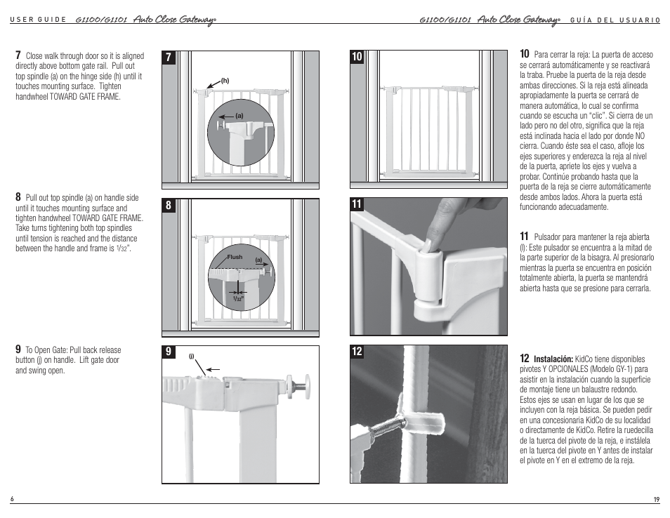 Kidco G1101 User Manual | Page 4 / 12