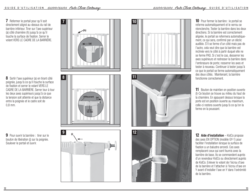 Kidco G1101 User Manual | Page 7 / 12