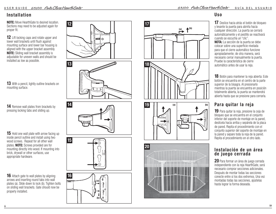 Installation | Kidco G3100 User Manual | Page 4 / 12